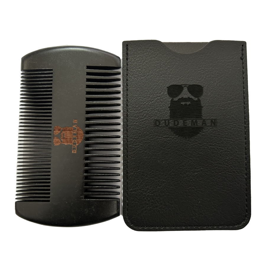 Beard Comb & Leather Case